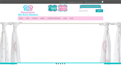 Desktop Screenshot of personalizemybabyblanket.com